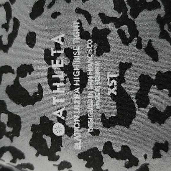 Athleta Elevation Ultra High Rise Leopard Print Athletic Leggings - Picture 12 of 14